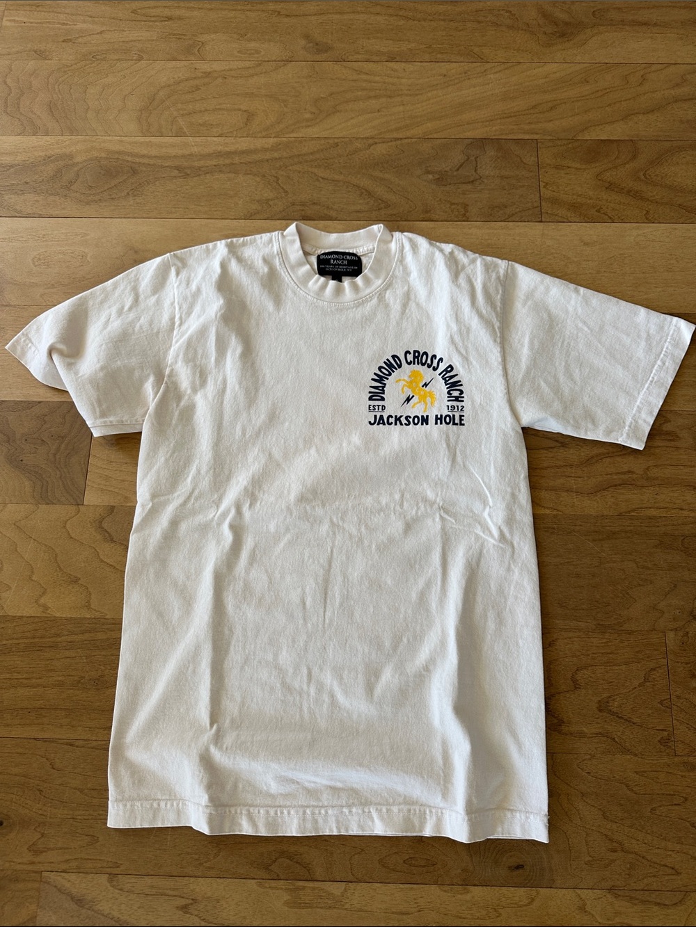 Diamond Cross Ranch Jackson Hole White Graphic Tee